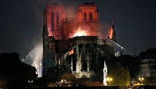 Image result for Notre Dame Burning