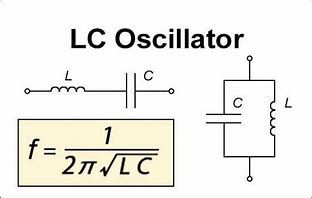 Image result for LC Oscillator Circuit Formula