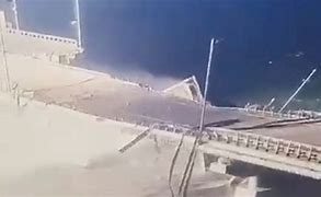 Image result for Crimean Bridge Bombed