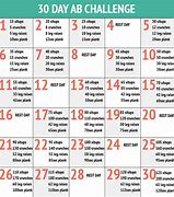 Image result for 30-Day AB Challenge Printable Chart