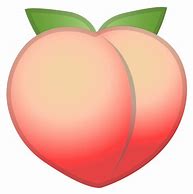 Image result for Peach Emoji iOS PNG