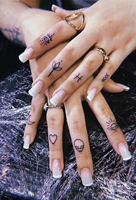 Image result for Cute Finger Tattoo Ideas