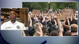 Image result for Eric Adams addresses Columbia University protests