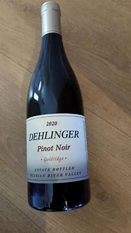 Image result for Dehlinger Pinot Noir 33 Year Old Vines Goldridge