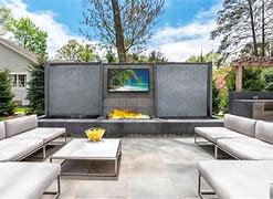 Image result for outside television walls designs
