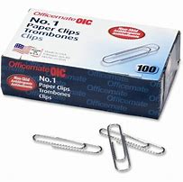 Image result for Paper Clip Size 1