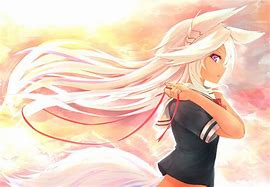 Image result for Yellow Wolf Girl Anime