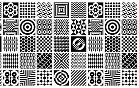 Image result for Simple Black and White Geometric Patterns