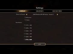 Image result for Computer Resolution Options in Games
