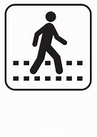 Image result for Pedestrian Crossing Clip Art