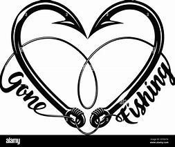 Image result for Clip Art 2 Hooks Made into Heart