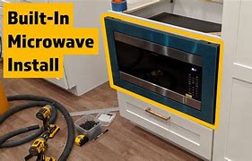 Image result for Removing a Sharp Counter Microwave and Trim Kit