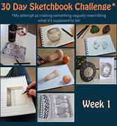 Image result for Sketchbook for 30 Day Art Challenge