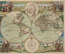 Image result for Vintage World Map Modern
