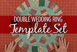 Image result for Double Wedding Ring Template