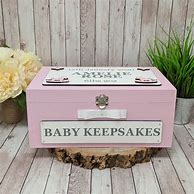 Image result for Baby Girl Keepsake Box