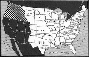 Image result for United States Map 1845