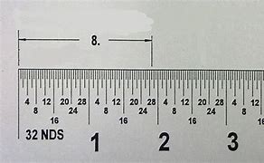 Image result for What Is a Quarter Inch On Ruler