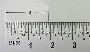 Image result for 1 3 8 Inches On a Ruler