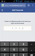 Image result for How to Set Passcode Lock Facebook Apps