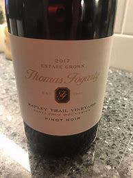 Image result for Thomas Fogarty Pinot Noir Rapley Trail