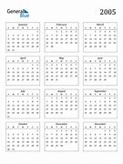 Image result for 2005 Calendar-Year