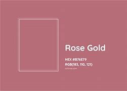 Image result for Rose Gold Color RGB Code