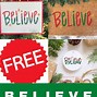 Image result for Believe Christmas SVG Design