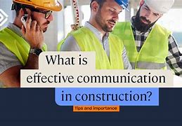 Image result for Channel Communication in Construction