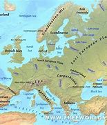 Image result for Detailed Physical Map of Europe