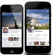 Image result for Android vs iPhone Facebook App