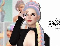 Image result for TS4 Rainbow Hair
