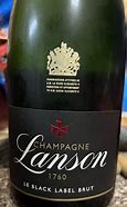 Image result for Champagne Lanson Black Label Brut