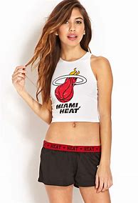 Image result for Miami Heat Women Crop Top