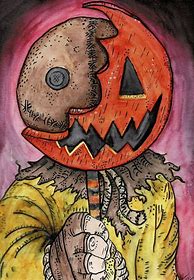 Image result for Sam Drawings Trick or Treat