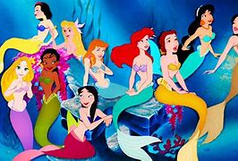 Image result for Mermaid Disney Princesses