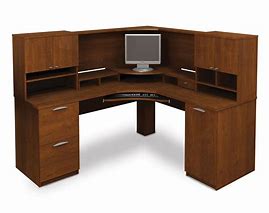 Image result for Corner Computer Desk with Hutch