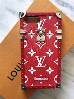 Image result for LV Supreme Phone Case Pink
