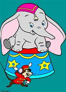 Image result for Dumbo Cartoon On Stand