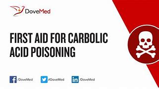 Image result for Carbolic Acid Poisoning