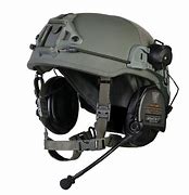 Image result for Ballistic Helmet with Hearing Protection