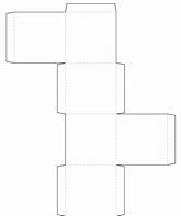 Image result for Square Favor Box Template