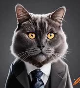 Image result for Cat Wearing a Suit