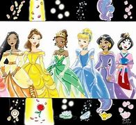 Image result for Disney Princess with Rainbow Hair