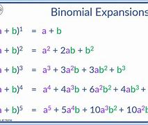 Image result for Binomial Expansion X 1