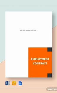 Image result for 1 Year Employment Contract Template