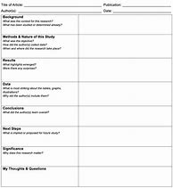 Image result for Notes Template to Digest a Reading