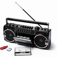 Image result for Vintage Cased Radio and Headphones