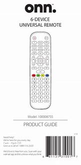Image result for Onn Universal Remote Numberbutton Chart