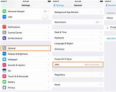 Image result for VPN and Device Management iPhone